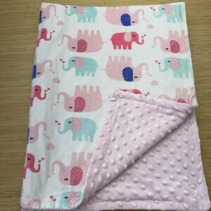 Boritar Baby Security Blanket Lovey Pink Elephant